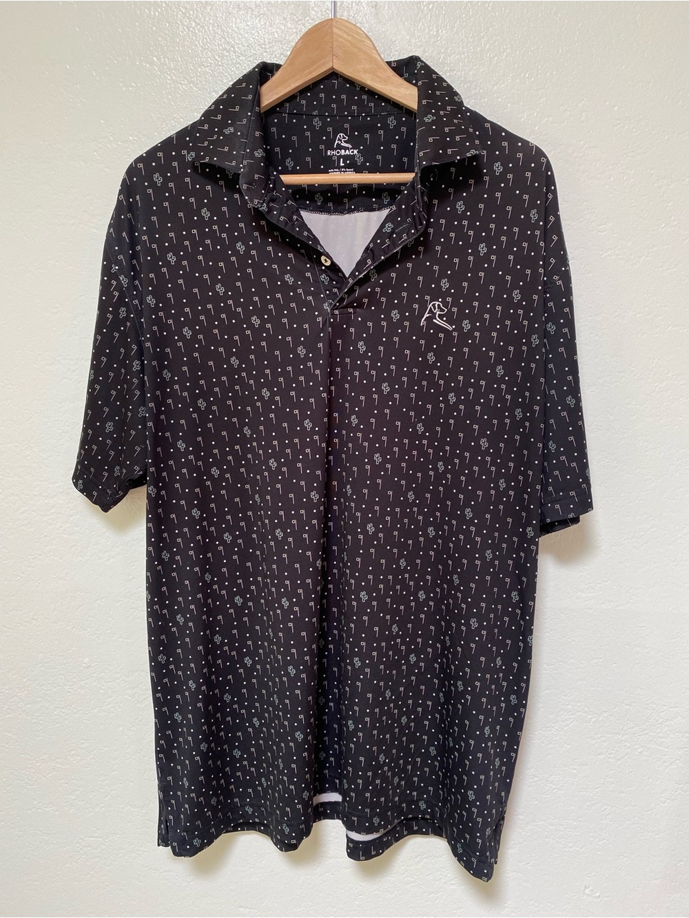 Rhoback Desert Print Polo